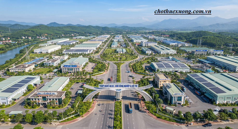 Dự án chi tiết về KCN VSIP Nghệ An 3 